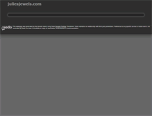 Tablet Screenshot of juliesjewels.com